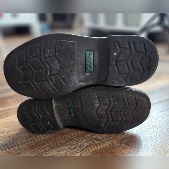 Clarks Leather Brown Mens Shoe Size 9 - Picture 7 of 8